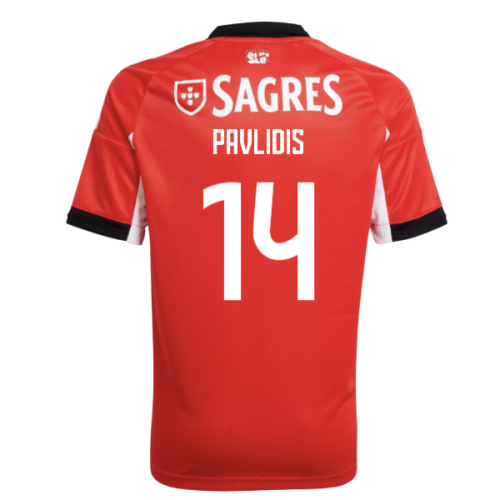2025-2026 Benfica Home Shirt (Kids) (Pavlidis 14)