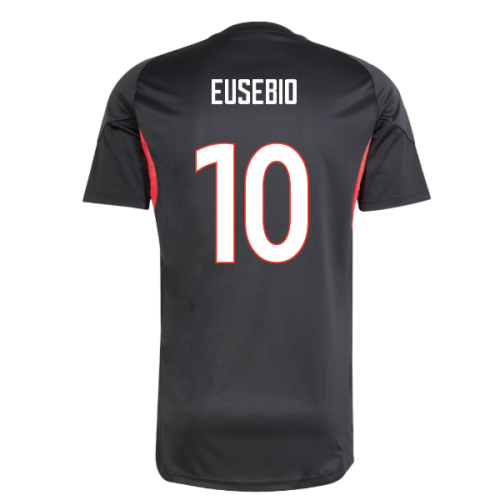 2025-2026 Benfica Training Jersey (Black) (Eusebio 10)