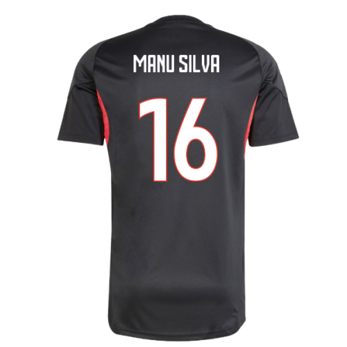 2025-2026 Benfica Training Jersey (Black) (Manu Silva 16)