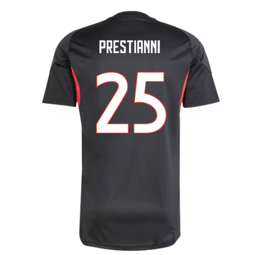 2025-2026 Benfica Training Jersey (Black) (Prestianni 25)