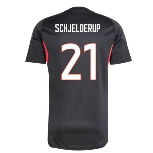 2025-2026 Benfica Training Jersey (Black) (Schjelderup 21)