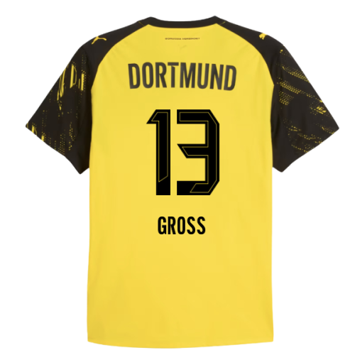 2025-2026 Borussia Dortmund Authentic Home Shirt (Gross 13)