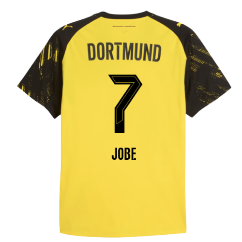 2025-2026 Borussia Dortmund Authentic Home Shirt (Jobe 7)