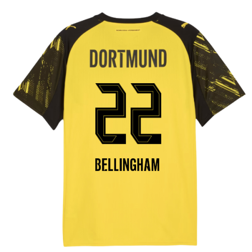 2025-2026 Borussia Dortmund Home Shirt (Bellingham 22)