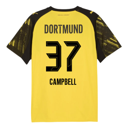 2025-2026 Borussia Dortmund Home Shirt (Campbell 37)