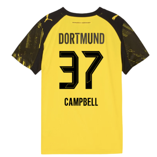2025-2026 Borussia Dortmund Home Shirt (Kids) (Campbell 37)
