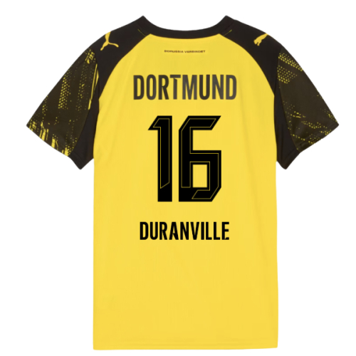 2025-2026 Borussia Dortmund Home Shirt (Kids) (Duranville 16)
