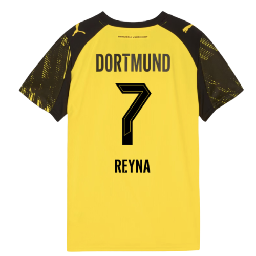 2025-2026 Borussia Dortmund Home Shirt (Kids) (Reyna 7)