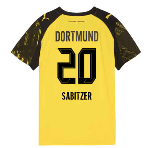 2025-2026 Borussia Dortmund Home Shirt (Kids) (Sabitzer 20)