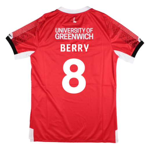 2025-2026 Charlton Athletic Home Shirt - Kids (Berry 8)
