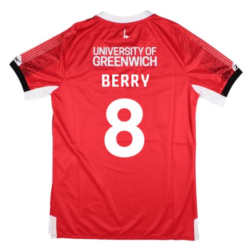 2025-2026 Charlton Athletic Home Shirt - Kids (Berry 8)