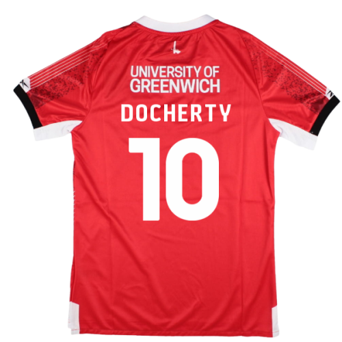 2025-2026 Charlton Athletic Home Shirt - Kids (Docherty 10)