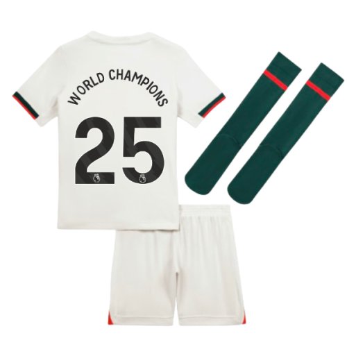 2025-2026 Chelsea Away Mini Kit (World Champions 25)