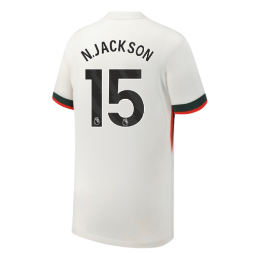 2025-2026 Chelsea Away Shirt (Kids) (N.Jackson 15)