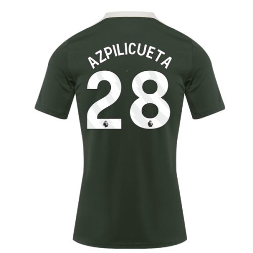 2025-2026 Chelsea Dri-Fit Strike Training Shirt (Green) (Azpilicueta 28)