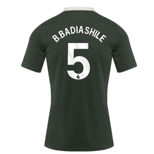 2025-2026 Chelsea Dri-Fit Strike Training Shirt (Green) (B.Badiashile 5)