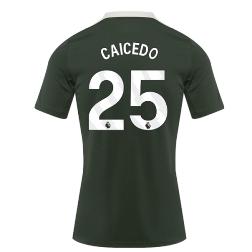 2025-2026 Chelsea Dri-Fit Strike Training Shirt (Green) (Caicedo 25)