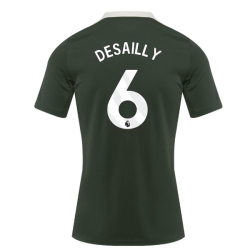 2025-2026 Chelsea Dri-Fit Strike Training Shirt (Green) (Desailly 6)