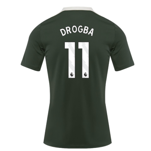 2025-2026 Chelsea Dri-Fit Strike Training Shirt (Green) (Drogba 11)