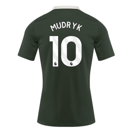 2025-2026 Chelsea Dri-Fit Strike Training Shirt (Green) (Mudryk 10)