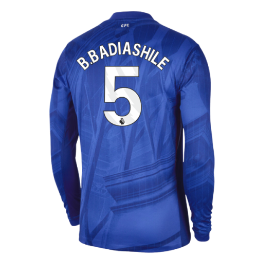 2025-2026 Chelsea Home Long Sleeve Shirt (B.Badiashile 5)