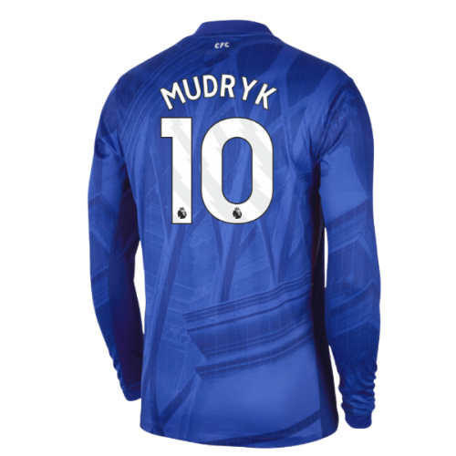 2025-2026 Chelsea Home Long Sleeve Shirt (Mudryk 10)