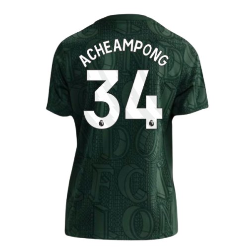 2025-2026 Chelsea Pre Match Shirt (Green) - Kids (Acheampong 34)