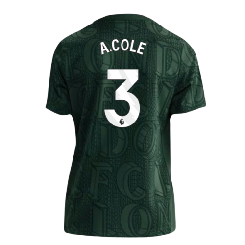 2025-2026 Chelsea Pre Match Shirt (Green) - Kids (A.Cole 3)