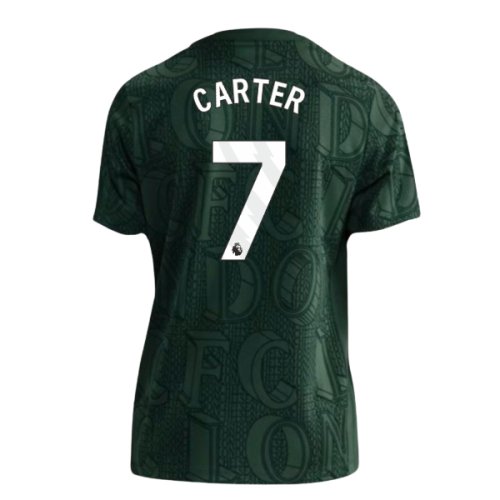 2025-2026 Chelsea Pre Match Shirt (Green) - Kids (Carter 7)