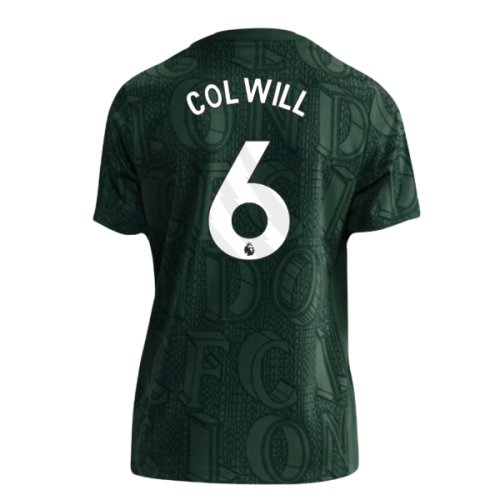 2025-2026 Chelsea Pre Match Shirt (Green) - Kids (Colwill 6)