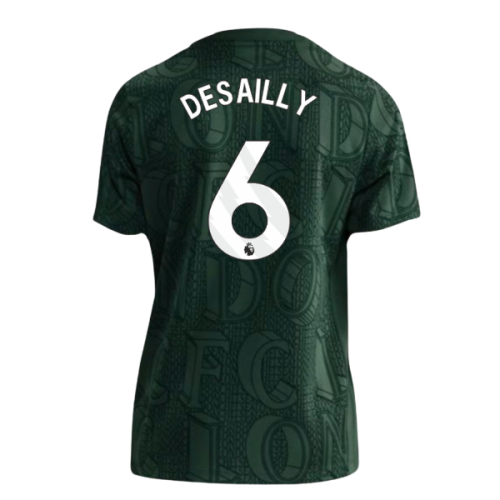 2025-2026 Chelsea Pre Match Shirt (Green) - Kids (Desailly 6)