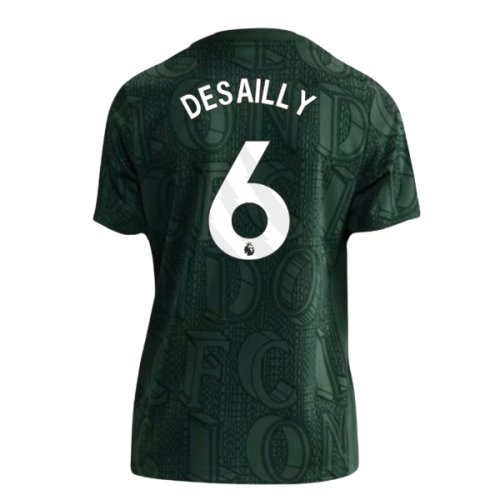 2025-2026 Chelsea Pre Match Shirt (Green) - Kids (Desailly 6)