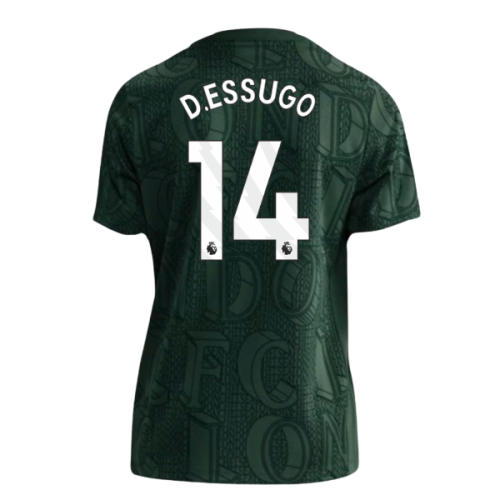 2025-2026 Chelsea Pre Match Shirt (Green) - Kids (D.Essugo 14)