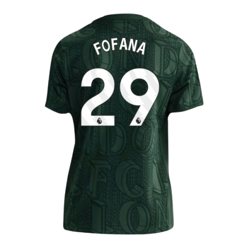 2025-2026 Chelsea Pre Match Shirt (Green) - Kids (Fofana 29)