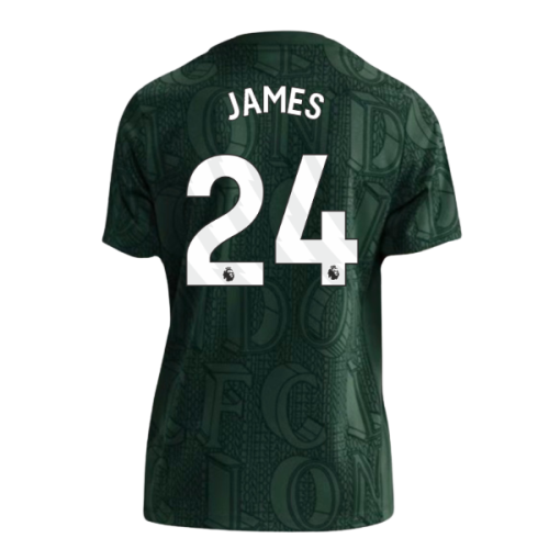 2025-2026 Chelsea Pre Match Shirt (Green) - Kids (James 24)