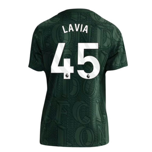 2025-2026 Chelsea Pre Match Shirt (Green) - Kids (Lavia 45)