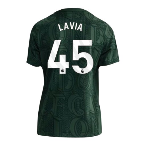 2025-2026 Chelsea Pre Match Shirt (Green) - Kids (Lavia 45)