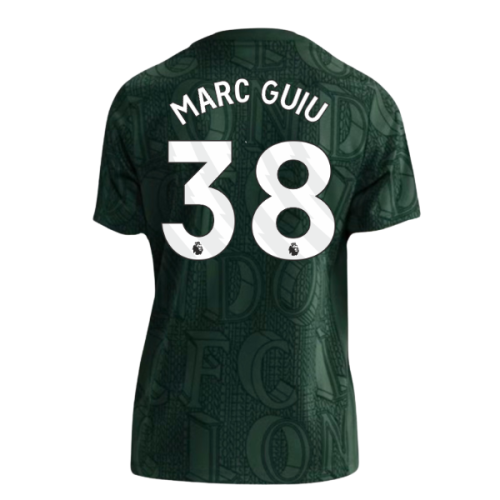 2025-2026 Chelsea Pre Match Shirt (Green) - Kids (Marc Guiu 38)