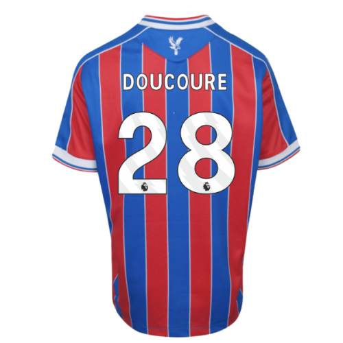 2025-2026 Crystal Palace Home Shirt (Kids) (Doucoure 28)