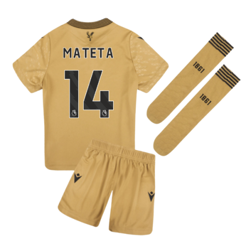 2025-2026 Crystal Palace Third Little Kids Infant Kit (Mateta 14)