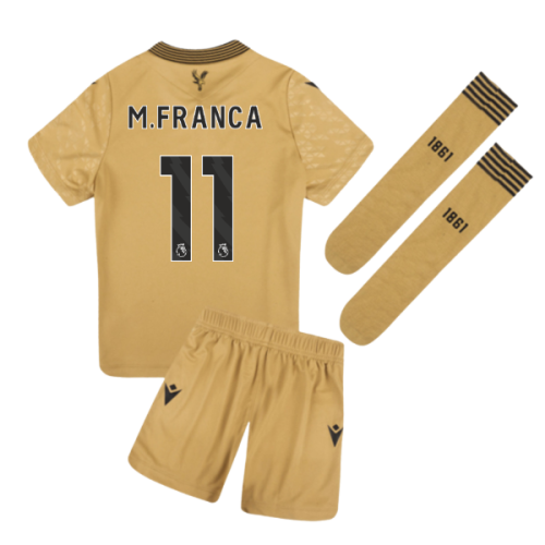 2025-2026 Crystal Palace Third Little Kids Infant Kit (M.Franca 11)