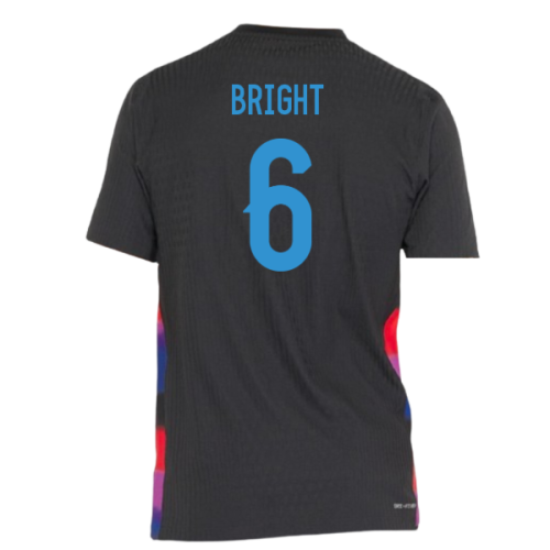 2025-2026 England WEC Authentic Away Shirt (Black) - Mens (BRIGHT 6)