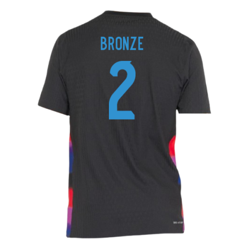 2025-2026 England WEC Authentic Away Shirt (Black) - Mens (BRONZE 2)