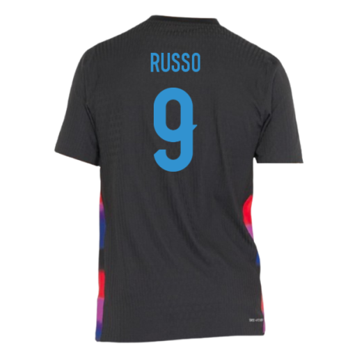 2025-2026 England WEC Authentic Away Shirt (Black) - Mens (RUSSO 9)