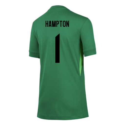 2025-2026 England WEC Goalkeeper Shirt (Green) - Kids (Hampton 1)