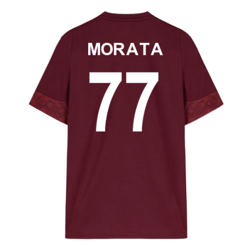 2025-2026 Galatasaray Training Jersey (Regal Red) (Morata 77)