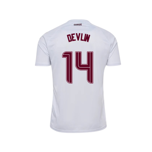 2025-2026 Hearts Away Shirt (Devlin 14)