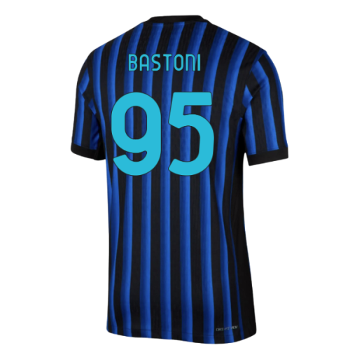 2025-2026 Inter Milan Home Authentic Dri-Fit ADV Shirt (Bastoni 95)