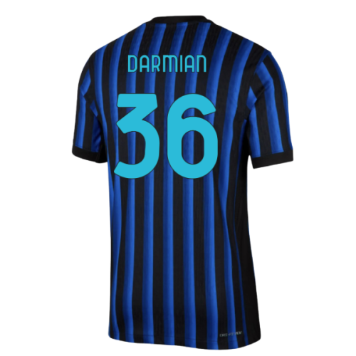 2025-2026 Inter Milan Home Authentic Dri-Fit ADV Shirt (Darmian 36)