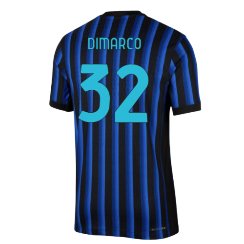 2025-2026 Inter Milan Home Authentic Dri-Fit ADV Shirt (Dimarco 32)